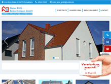 Tablet Screenshot of pohl-dieter.de